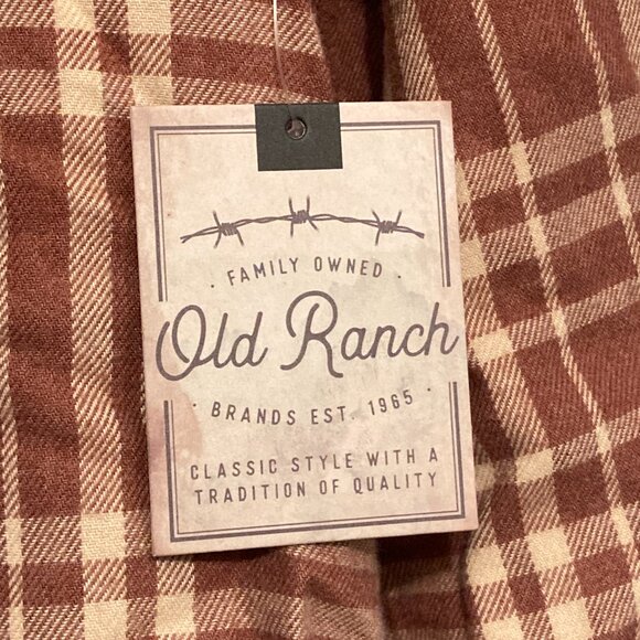 Old Ranch - Flannel Shirt - Women's S - NEW! - Picture 6 of 6